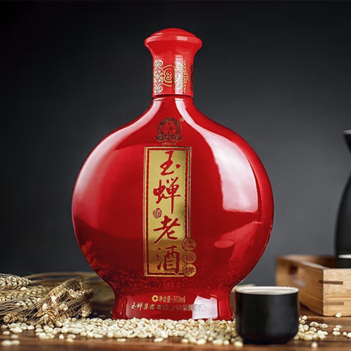 [정품]루저우위찬. 홍복선(泸州玉蝉.红福蝉) 500ml, 52%Vol / 39%Vol