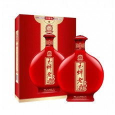 [정품]루저우위찬. 홍복선(泸州玉蝉.红福蝉) 500ml, 52%Vol / 39%Vol