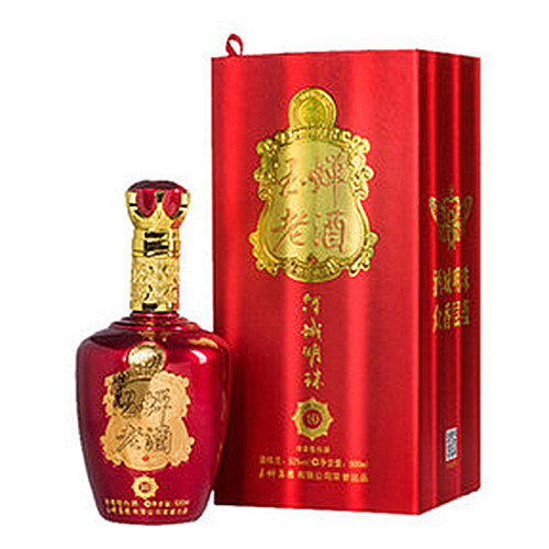 [정품]루저우위찬. 주성명주10년(泸州玉蝉.酒城明珠10年) 500ml, 52%Vol