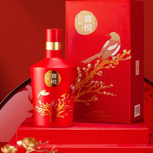 [정품]구샤주. 희열(谷小酒. 喜悦) 500ml, 52%Vol