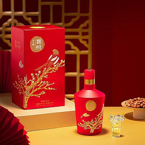 [정품]구샤주. 희열(谷小酒. 喜悦) 500ml, 52%Vol