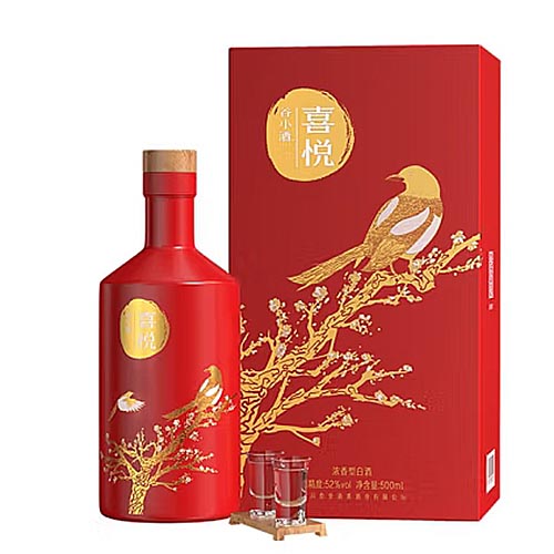 [정품]구샤주. 희열(谷小酒. 喜悦) 500ml, 52%Vol