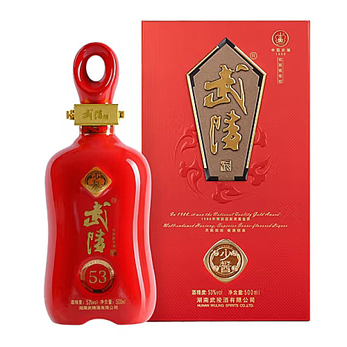 [정품]우링주. 소장(武陵酒. 少酱) 500ml, 53%Vol