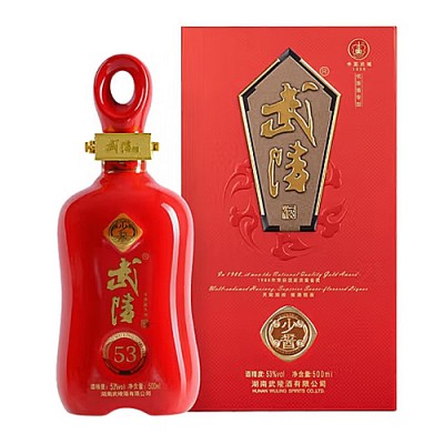 [정품]우링주(武陵酒) 소장(少酱) 500ml, 53%Vol