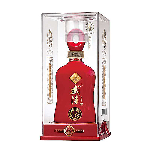 [정품]우링주. 상장10년(武陵酒. 上酱10年) 500ml, 53%Vol