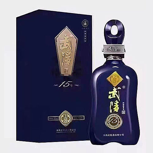 [정품]우링주. 상장15년(武陵酒. 上酱15年) 500ml, 53%Vol