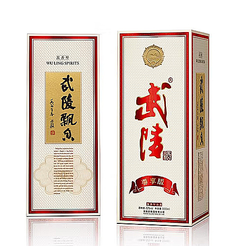 [정품]우링주. 표향,존향판(武陵酒. 飘香尊享版) 500ml, 53%Vol
