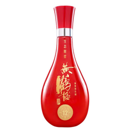 [정품]황허뤄주. 생태원장12(黄鹤楼酒  生态原浆12) 500ml, 42%Vol
