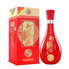 [정품]황허뤄주. 생태원장12(黄鹤楼酒  生态原浆12) 500ml, 42%Vol