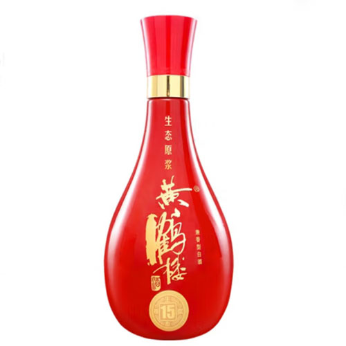 [정품]황허뤄주. 생태원장15(黄鹤楼酒  生态原浆15) 500ml, 42%Vol