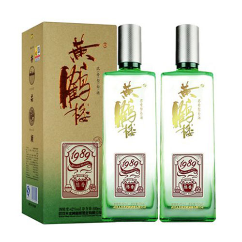[정품]황허뤄주. 진향1989(黄鹤楼酒  陈香1989) 500ml, 42%Vol
