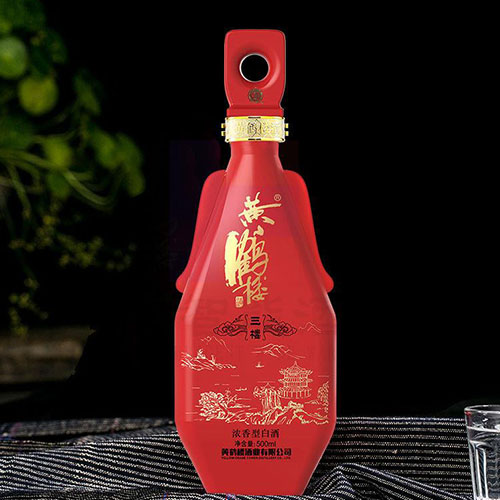 [정품]황허뤄주. 삼루(黄鹤楼酒  三楼 ) 500ml, 52%Vol