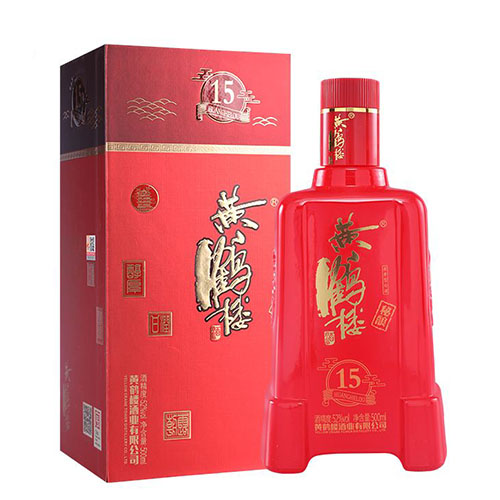[정품]황허뤄주, 비양15(黄鹤楼酒, 秘酿15) 500ml, 52%Vol