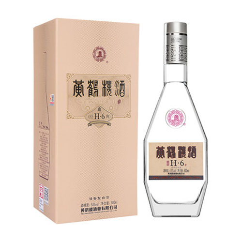 [정품]황허뤄주, 경전H6(黄鹤楼酒, 经典H6) 500ml, 53%Vol