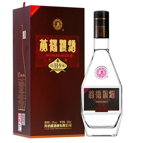 [정품]황허뤄주, 경전H9(黄鹤楼酒, 经典H9) 500ml, 53%Vol