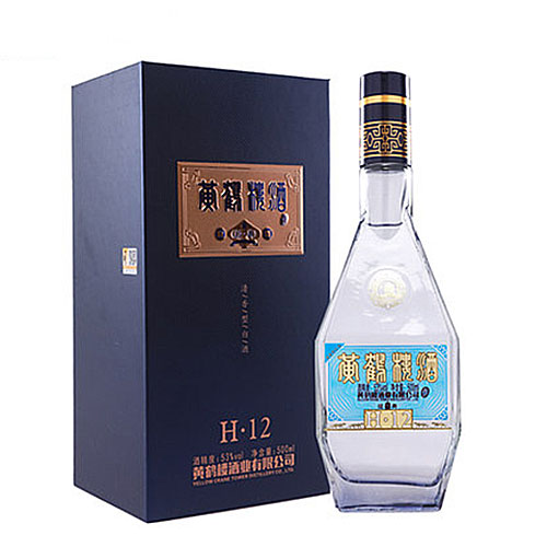 [정품]황허뤄주, 경전H12(黄鹤楼酒, 经典H12) 500ml, 53%Vol