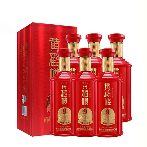 [정품]황허뤄주. 동양9(黄鹤楼酒, 洞酿9) 500ml, 52%Vol