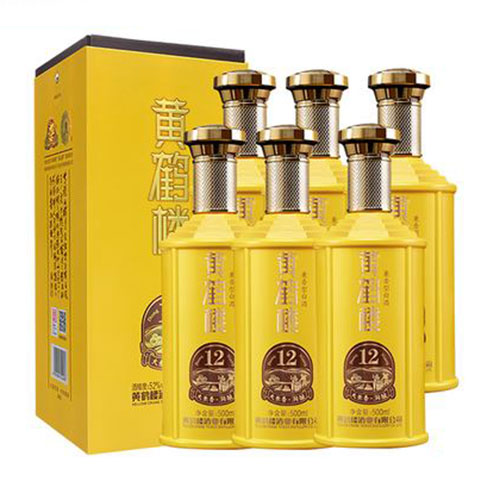 [정품]황허뤄주. 동양12(黄鹤楼酒, 洞酿12) 500ml, 52%Vol