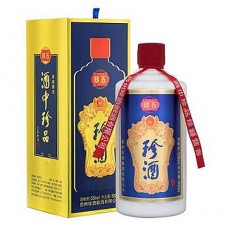 [정품]쩐주, 진5 람장판(珍酒. 珍五,蓝装版) 500ml, 53%Vol