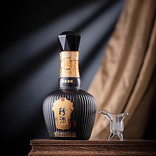 [정품]쩐주, 진30흑금판(珍酒. 珍三十黑金版) 500ml, 53%Vol