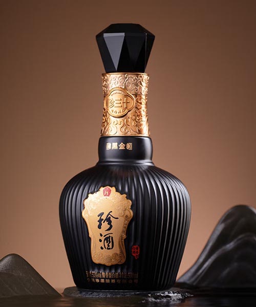 [정품]쩐주, 진30흑금판(珍酒. 珍三十黑金版) 500ml, 53%Vol