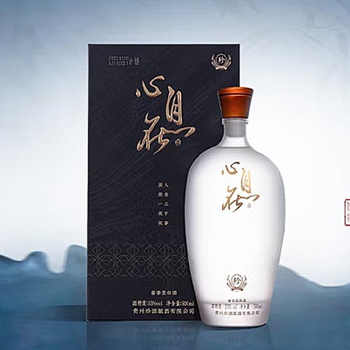 [정품]쩐주, 심자재(珍酒. 心自在) 500ml, 53%Vol