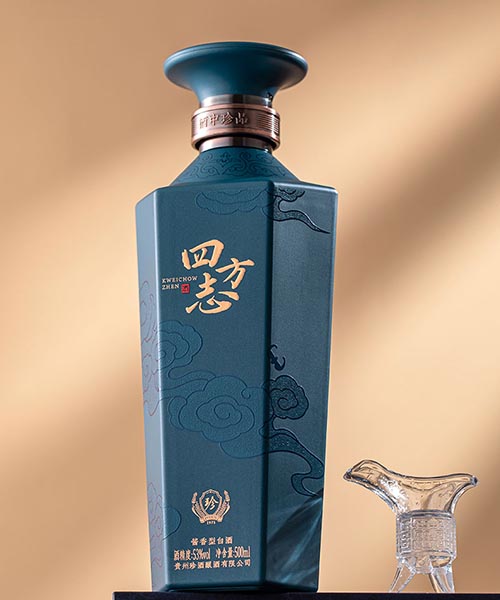 [정품]쩐주, 사방지(珍酒. 四方志) 500ml, 53%Vol