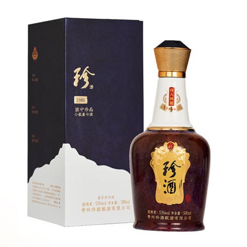 [정품]쩐주, 주중진품 1986(珍酒. 酒中珍品1986) 500ml, 53%Vol