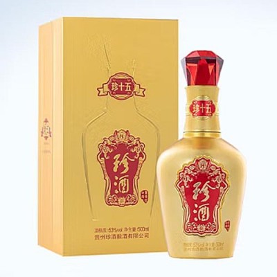 [정품]쩐주(珍酒) 금색진15(金色珍十五) 500ml, 53%Vol