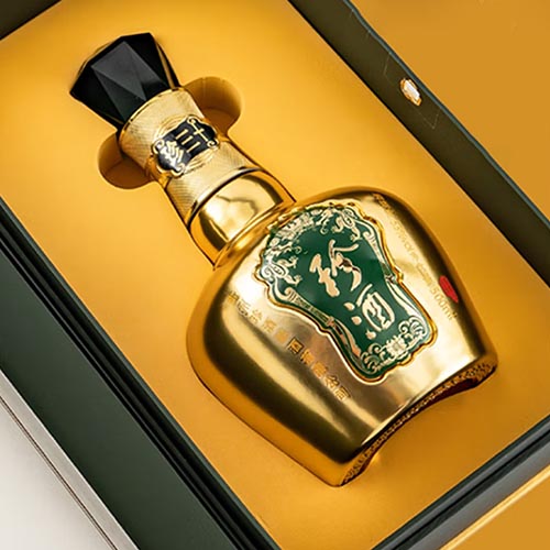 [정품]쩐주, 금색진30(珍酒. 金色珍三十) 500ml, 53%Vol