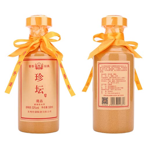 [정품]쩐주, 진담장품(珍酒. 珍坛藏品) 500ml, 53%Vol