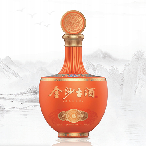 [정품]진사구주, 년분노주6년(金沙古酒. 年份老酒6年) 500ml, 53%Vol
