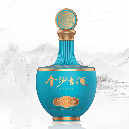 [정품]진사구주, 년분노주9년(金沙古酒. 年份老酒9年) 500ml, 53%Vol