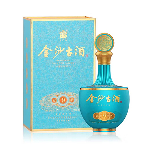 [정품]진사구주, 년분노주9년(金沙古酒. 年份老酒9年) 500ml, 53%Vol