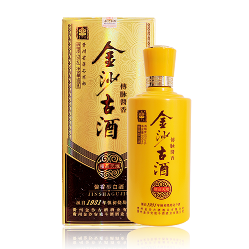 [정품]진사구주, 정품천지(金沙古酒.  精品天地) 500ml, 53%Vol