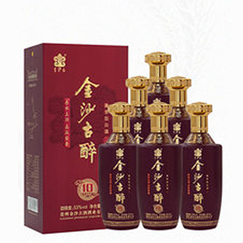 [정품]진사구주, 고취10 (金沙古酒. 古醉10) 500ml, 53%Vol