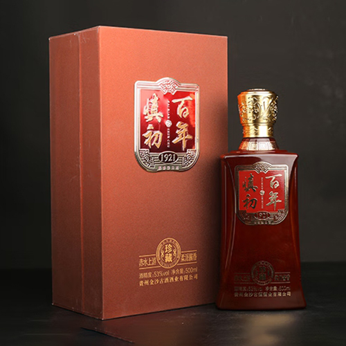 [정품]진사구주, 백년진초.진장 (金沙古酒. 百年慎初.珍藏) 500ml, 53%Vol