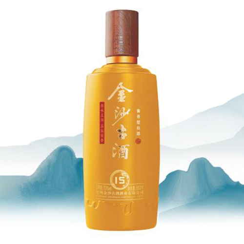 [정품]진사구주, 고15 (金沙古酒. 古15) 500ml, 53%Vol
