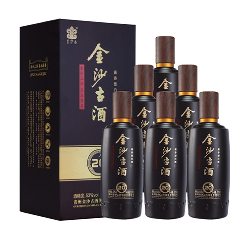 [정품]진사구주, 고20 (金沙古酒. 古20) 500ml, 53%Vol