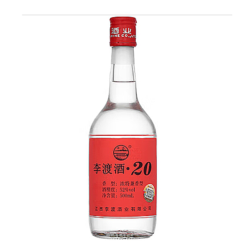 [정품]리두주 20 (李渡酒 20) 500ml, 52%Vol