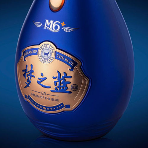 [정품]양허란스징덴, 몽지람M6플러스 (洋河蓝色经典, 梦之蓝M6+) 550ml, 52%Vol