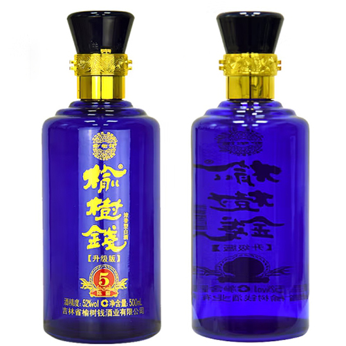 [정품]료수첸주. 진교5(榆树钱酒, 陈窖 5) 500ml, 52%Vol
