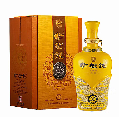 [정품]료수첸주. 30년(榆树钱酒, 30年) 500ml, 41.8%Vol