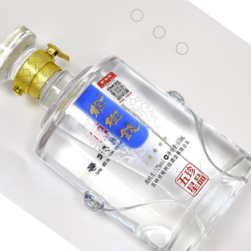 [정품]료수첸주. 진품5성(榆树钱酒, 珍品五星) 650ml, 52%Vol