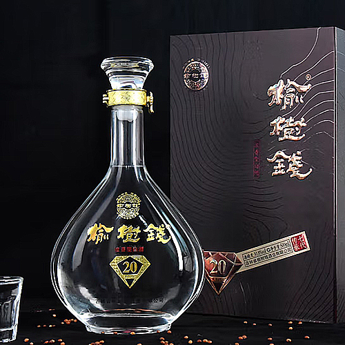[정품]료수첸주. 찬석20(榆树钱酒, 钻石20) 500ml, 50.8%Vol