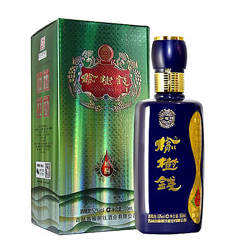 [정품]료수첸주. 지운(榆树钱酒, 地韵) 500ml, 52%Vol