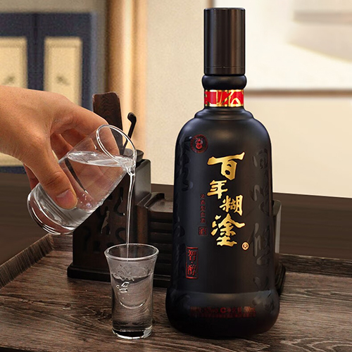 [정품]바이니엔후투. 지순(百年糊涂, 智醇) 500ml, 52%Vol