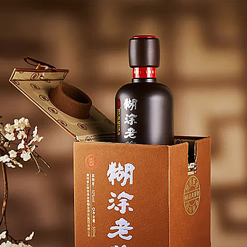 [정품]바이니엔후투. 호도노장향10 (百年糊涂,糊涂老酱香10) 500ml, 52%Vol