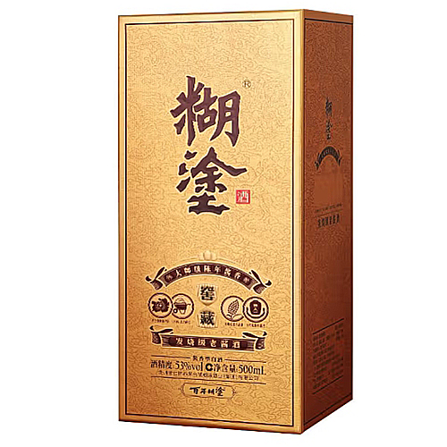 [정품]바이니엔후투. 호도교장 (百年糊涂,糊涂窖藏) 500ml, 53%Vol