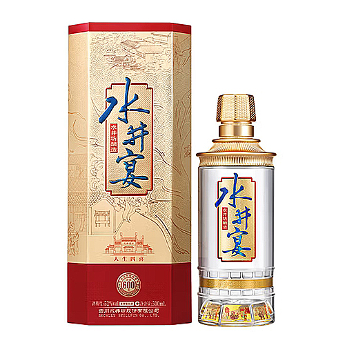 [정품]쉐징팡, 수정연(水井坊. 水井宴) 52%Vol. 500ml